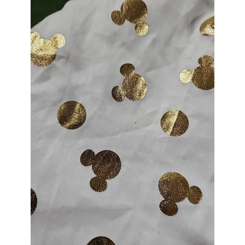 Disney Mickey Mouse Eats Chefs Hat Gold Bow Black Ears‎ Adjustable